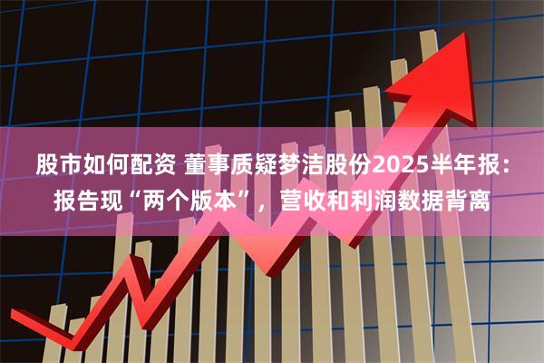 股市如何配资 董事质疑梦洁股份2025半年报：报告现“两个版本”，营收和利润数据背离